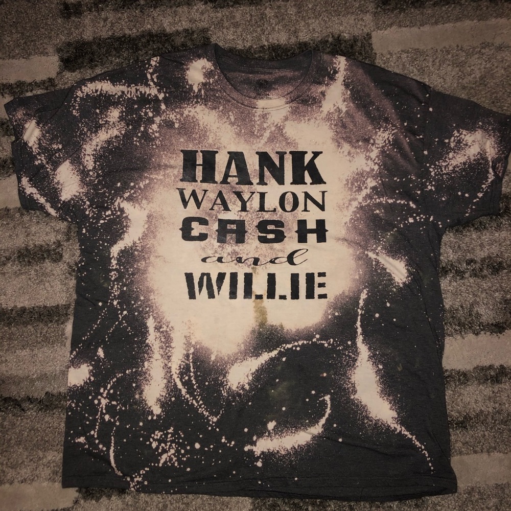 Bleach distressed shirt